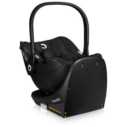 Lionelo - Cadeira auto giratória com base MOXIE SET i-Size 40-87 cm Preto Carbono