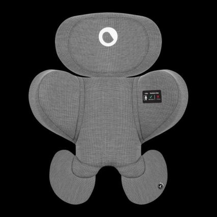 Lionelo - Cadeira Auto Giratória com Base HARMONY i-Size 40-150 cm preta/cinza