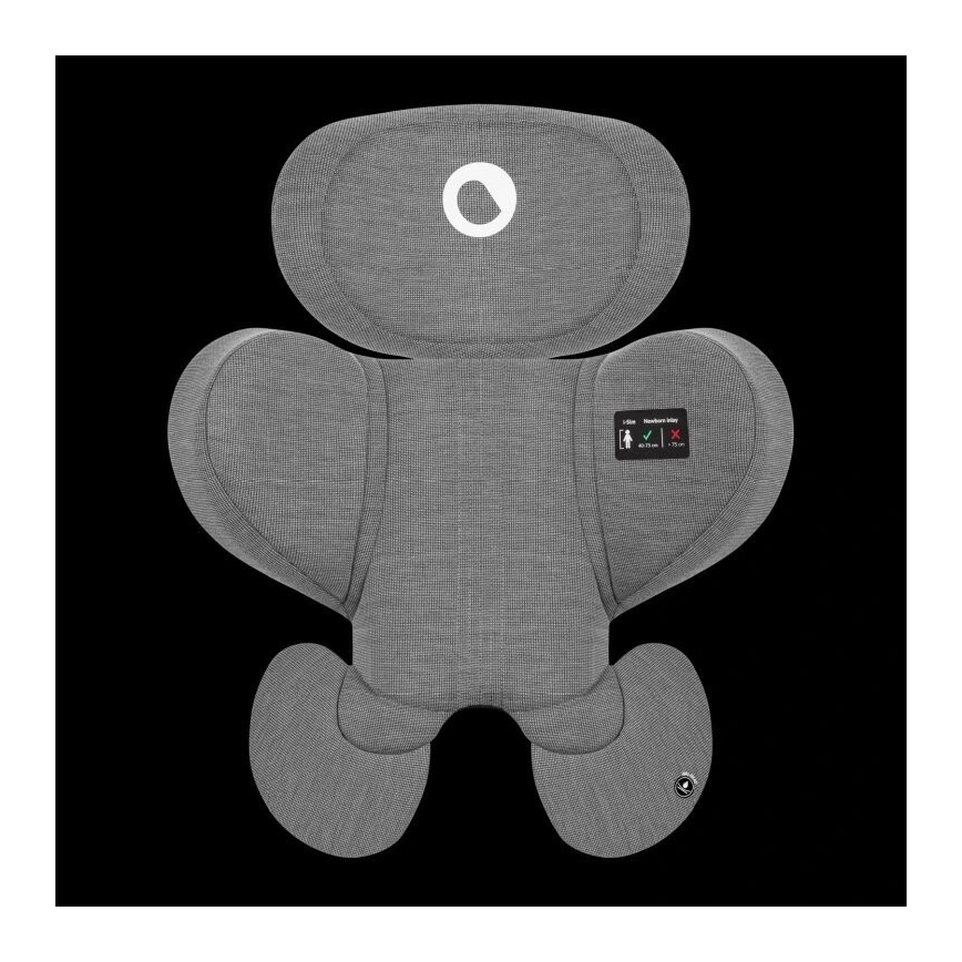 Lionelo - Cadeira Auto Giratória com Base HARMONY i-Size 40-150 cm preta/cinza