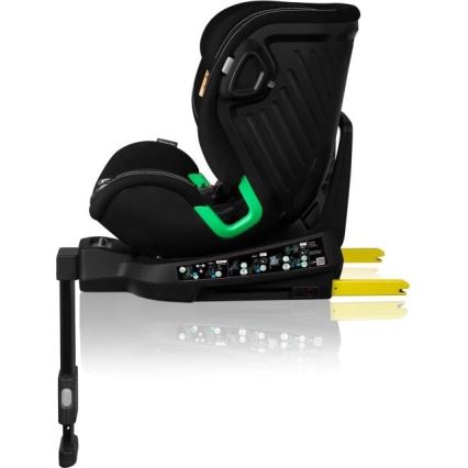 Lionelo - Cadeira Auto Giratória com Base HARMONY i-Size 40-150 cm preta