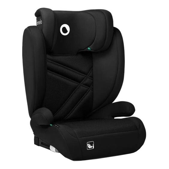 Lionelo - Cadeira auto HUGO i-Tamanho 100-150 cm preto