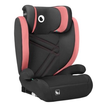 Lionelo - Cadeira auto HUGO i-Tamanho 100-150 cm preto/rosa