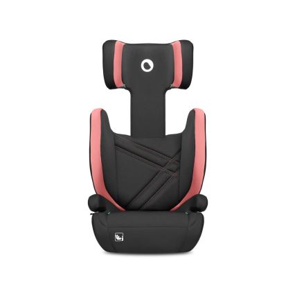 Lionelo - Cadeira auto HUGO i-Tamanho 100-150 cm preto/rosa