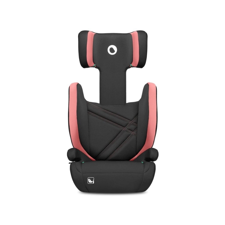 Lionelo - Cadeira auto HUGO i-Tamanho 100-150 cm preto/rosa