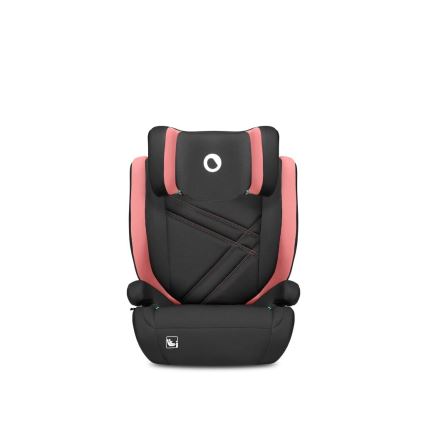 Lionelo - Cadeira auto HUGO i-Tamanho 100-150 cm preto/rosa