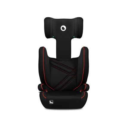 Lionelo - Cadeira auto HUGO i-Tamanho 100-150 cm preto/vermelho