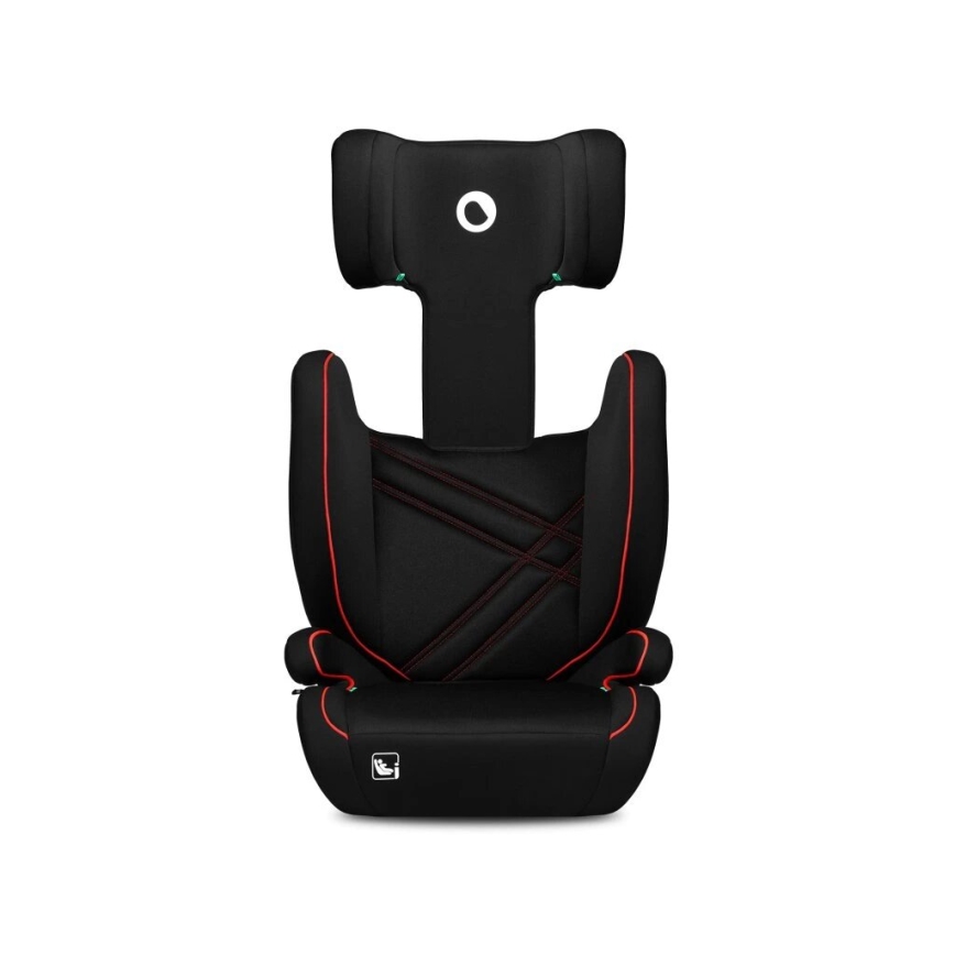 Lionelo - Cadeira auto HUGO i-Tamanho 100-150 cm preto/vermelho
