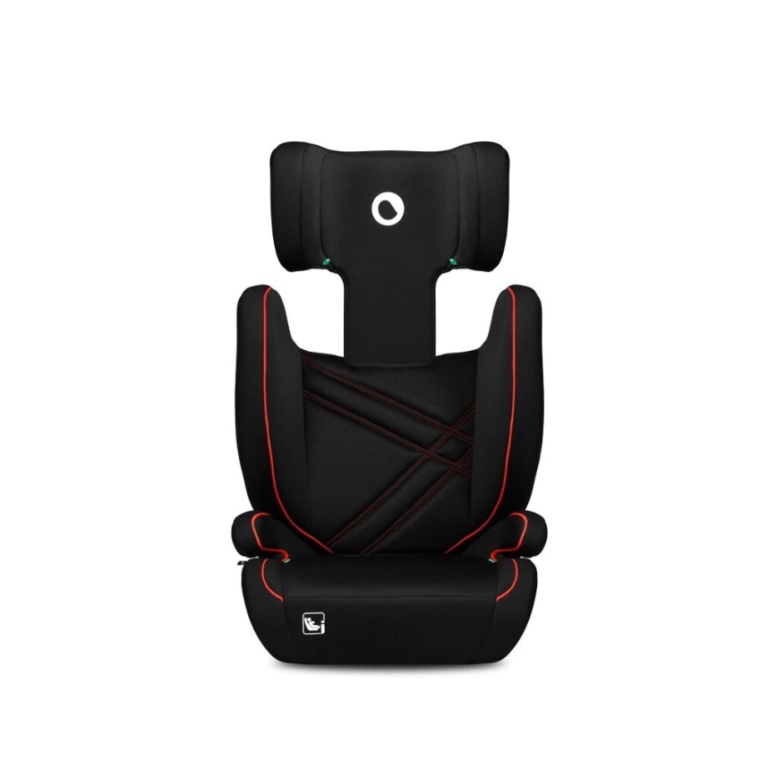 Lionelo - Cadeira auto HUGO i-Tamanho 100-150 cm preto/vermelho