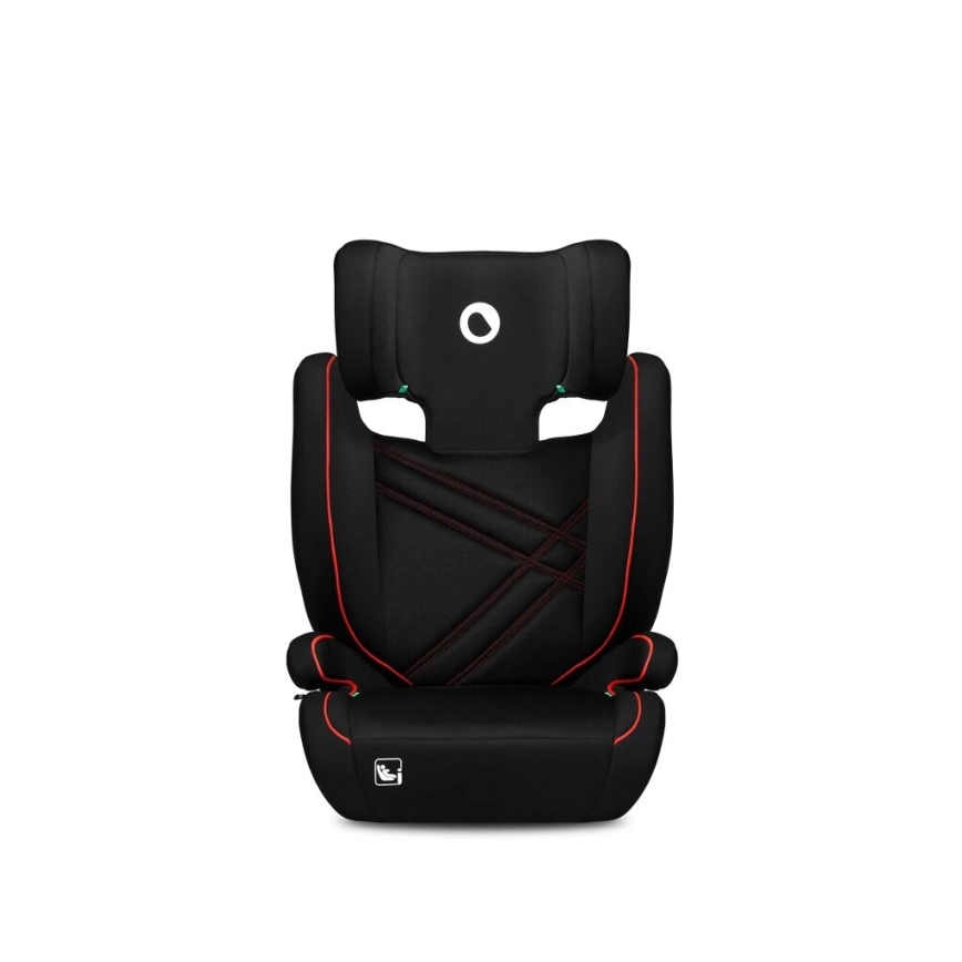 Lionelo - Cadeira auto HUGO i-Tamanho 100-150 cm preto/vermelho
