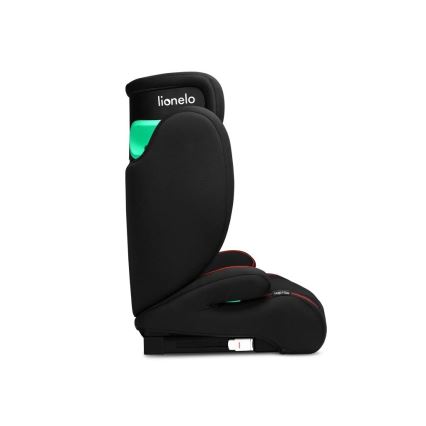 Lionelo - Cadeira auto HUGO i-Tamanho 100-150 cm preto/vermelho