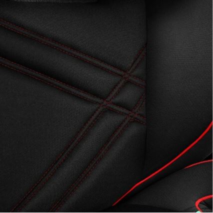 Lionelo - Cadeira auto HUGO i-Tamanho 100-150 cm preto/vermelho