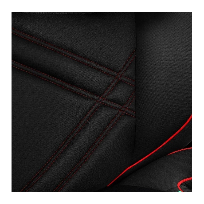 Lionelo - Cadeira auto HUGO i-Tamanho 100-150 cm preto/vermelho
