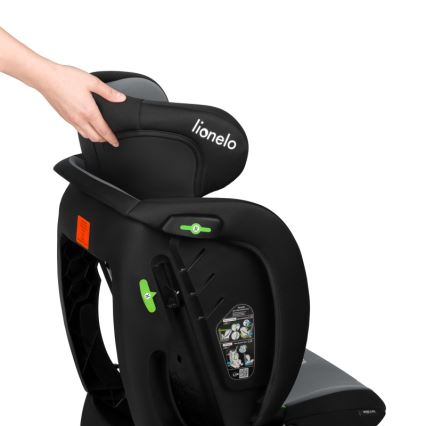 Lionelo - Cadeira Auto IZZY i-Size 40-150 cm Preto/Cinzento