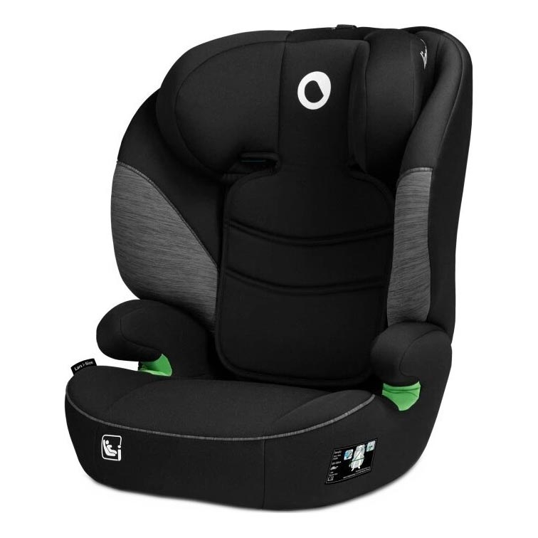 Lionelo - Cadeira auto LARS i-Tamanho 100-150 cm preto