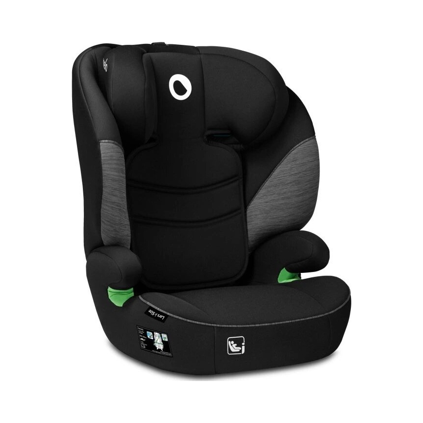 Lionelo - Cadeira auto LARS i-Tamanho 100-150 cm preto