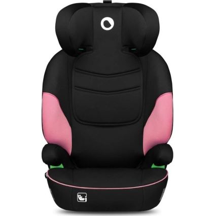 Lionelo - Cadeira auto LARS i-Tamanho 100-150 cm preto/rosa