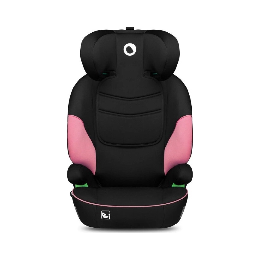 Lionelo - Cadeira auto LARS i-Tamanho 100-150 cm preto/rosa