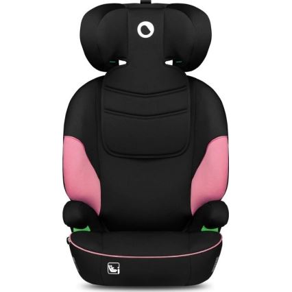 Lionelo - Cadeira auto LARS i-Tamanho 100-150 cm preto/rosa