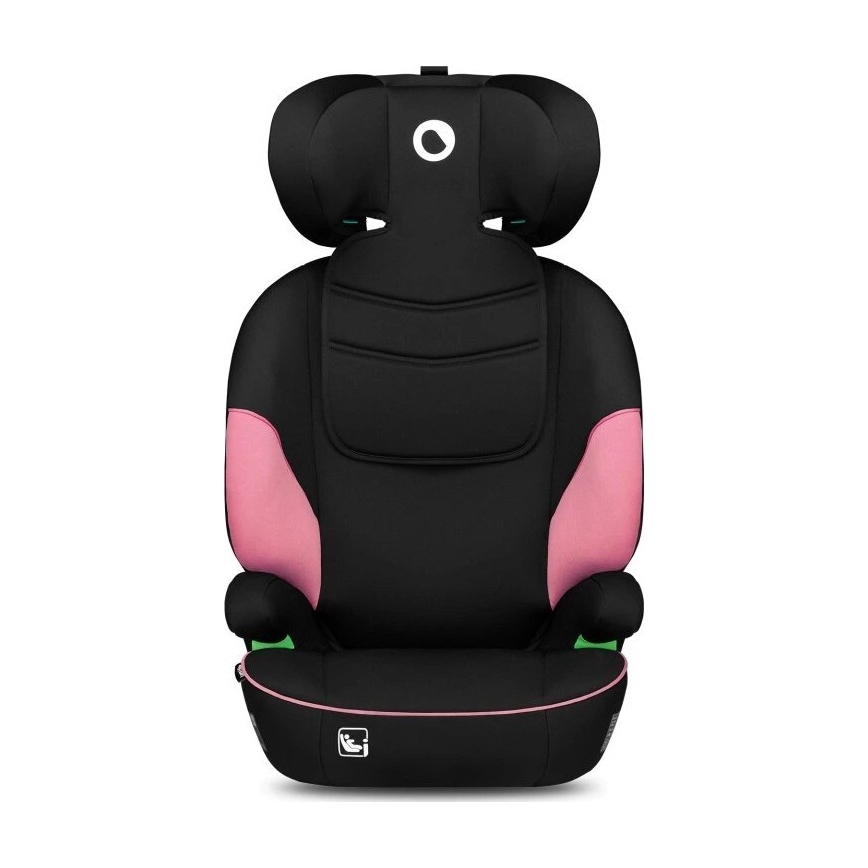 Lionelo - Cadeira auto LARS i-Tamanho 100-150 cm preto/rosa