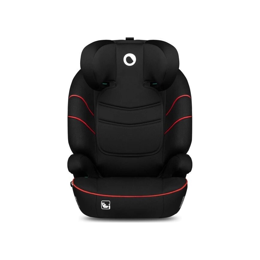 Lionelo - Cadeira auto LARS i-Tamanho 100-150 cm preto/vermelho
