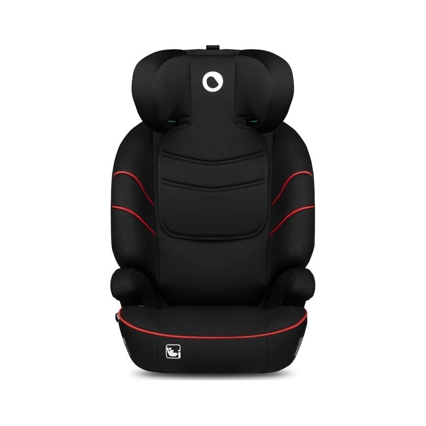 Lionelo - Cadeira auto LARS i-Tamanho 100-150 cm preto/vermelho