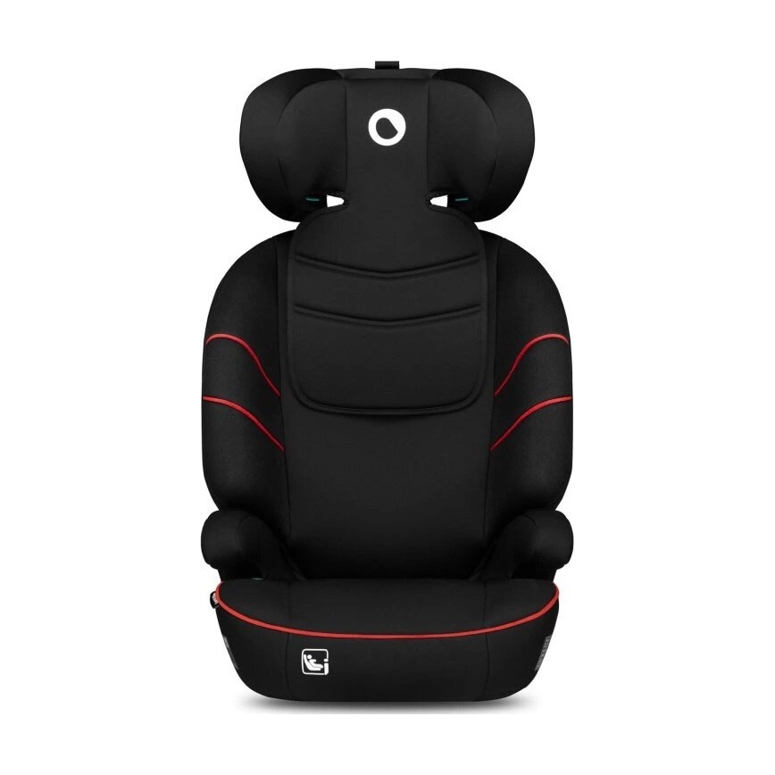 Lionelo - Cadeira auto LARS i-Tamanho 100-150 cm preto/vermelho