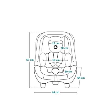Lionelo - Cadeira Auto LEMMY i-Size 40-87 cm Cinzento