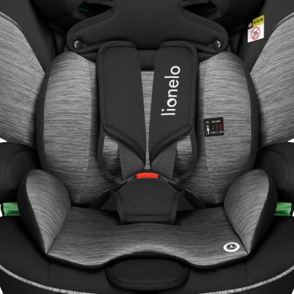 Lionelo - Cadeira Auto LEVI i-Size 76-150 cm Preto/Cinzento
