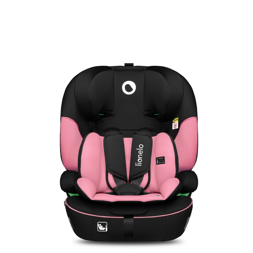 Lionelo - Cadeira auto LEVI i-Size 76-150 cm Rosa Bebé