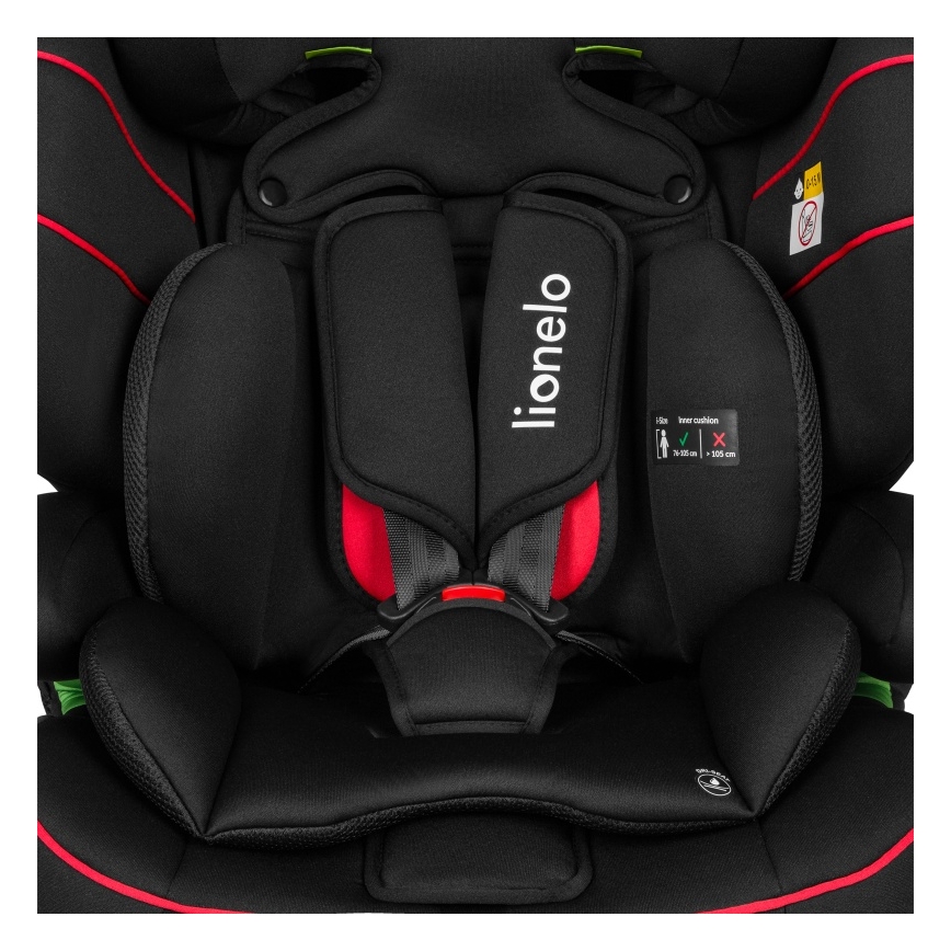Lionelo - Cadeira auto LEVI i-Size 76-150 cm Sporty Black
