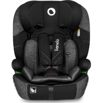 Lionelo - Cadeira auto LEVI ONE i-Tamanho 76-150 cm preto/cinzento