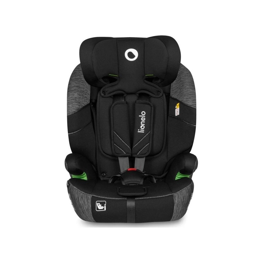 Lionelo - Cadeira auto LEVI ONE i-Tamanho 76-150 cm preto/cinzento