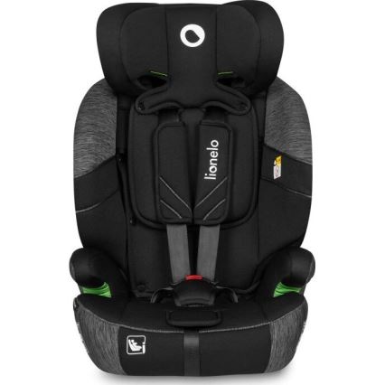 Lionelo - Cadeira auto LEVI ONE i-Tamanho 76-150 cm preto/cinzento