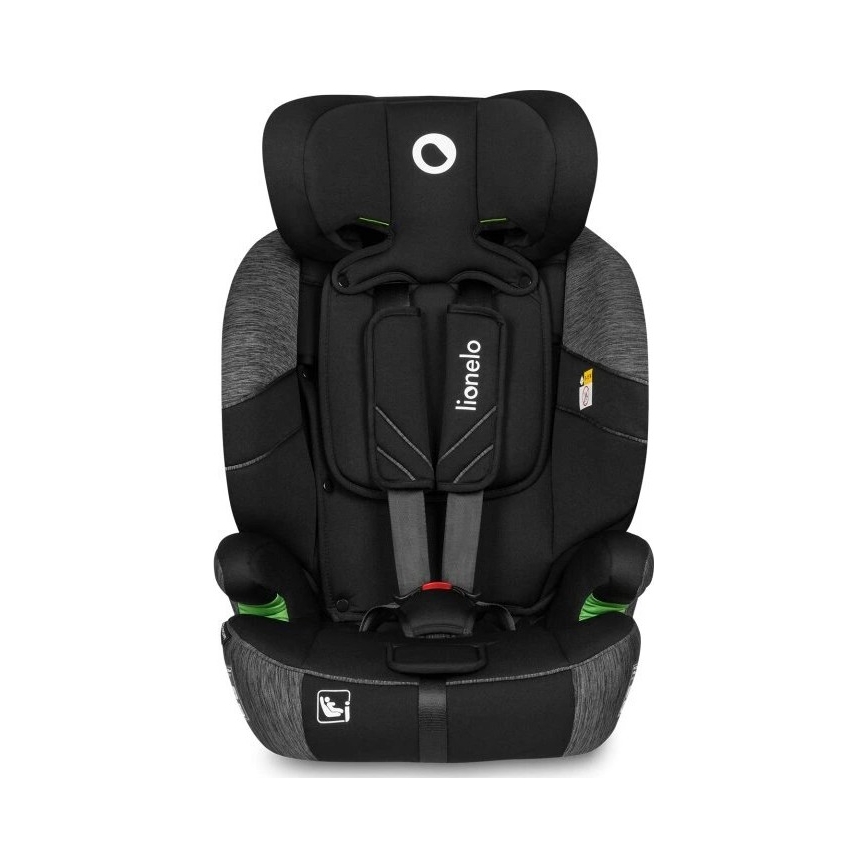 Lionelo - Cadeira auto LEVI ONE i-Tamanho 76-150 cm preto/cinzento