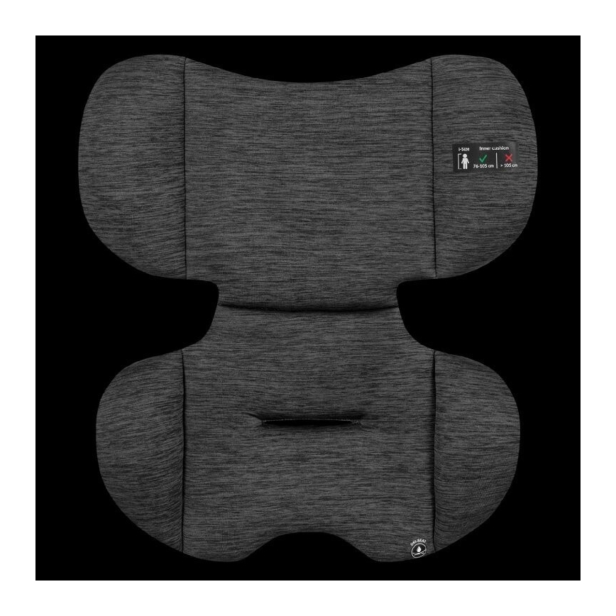 Lionelo - Cadeira auto LEVI ONE i-Tamanho 76-150 cm preto/cinzento