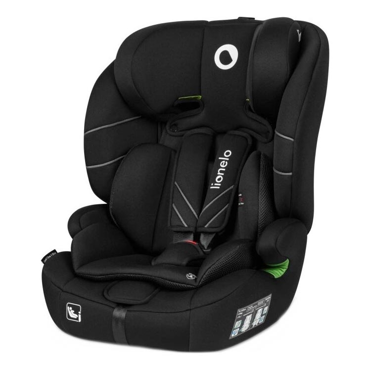 Lionelo - Cadeira auto LEVI ONE i-Tamanho 76-150 cm preto