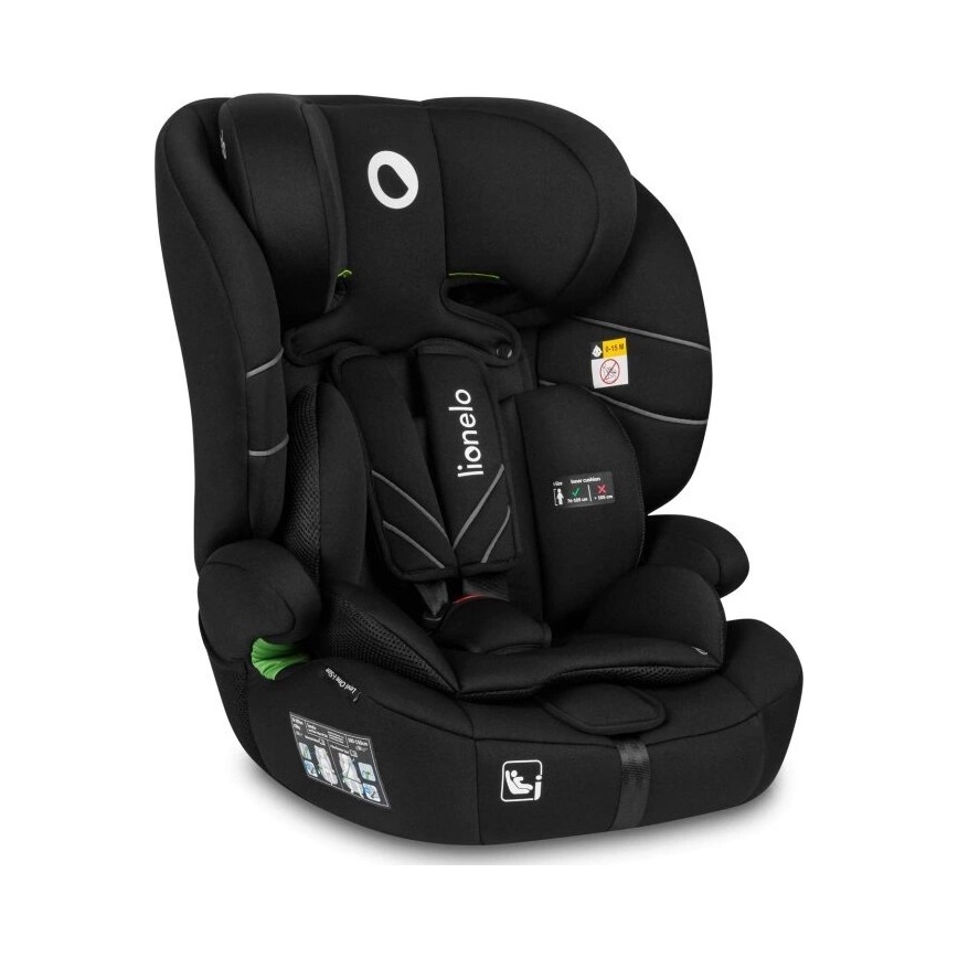 Lionelo - Cadeira auto LEVI ONE i-Tamanho 76-150 cm preto