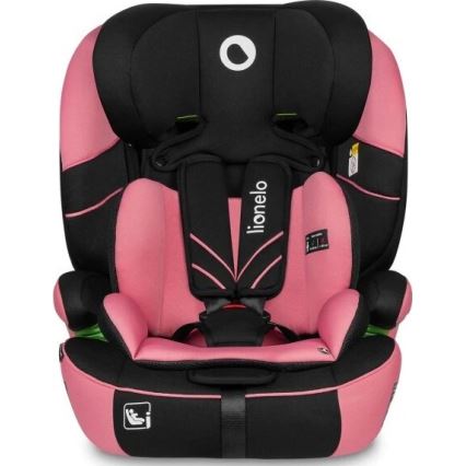Lionelo - Cadeira auto LEVI ONE i-Tamanho 76-150 cm preto/rosa