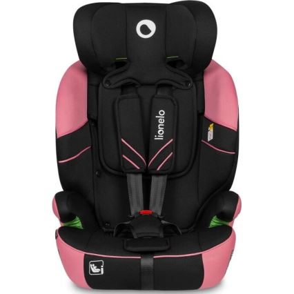 Lionelo - Cadeira auto LEVI ONE i-Tamanho 76-150 cm preto/rosa