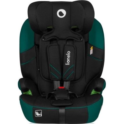 Lionelo - Cadeira auto LEVI ONE i-Tamanho 76-150 cm preto/verde