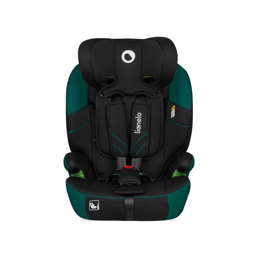 Lionelo - Cadeira auto LEVI ONE i-Tamanho 76-150 cm preto/verde