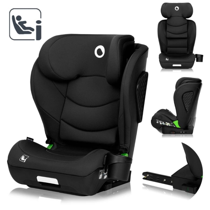 Lionelo - Cadeira Auto NEAL i-Size 100-150 cm Preto Carbono