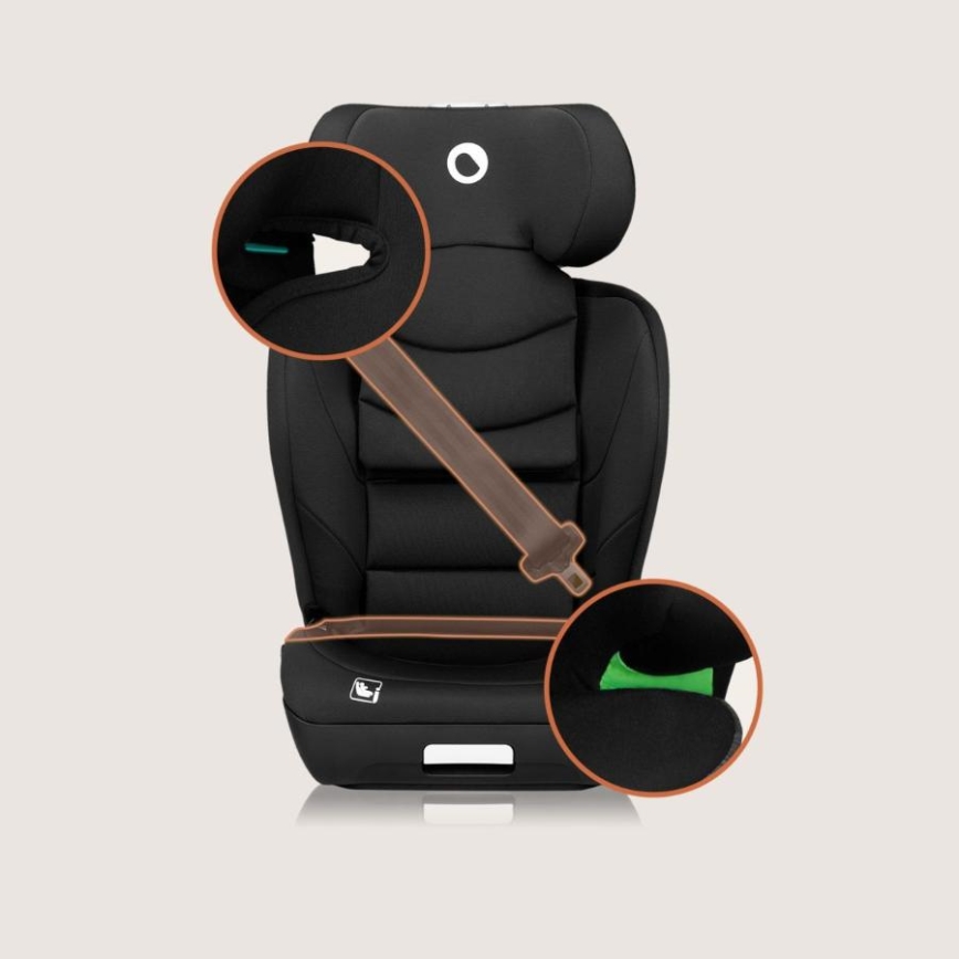 Lionelo - Cadeira Auto NEAL i-Size 100-150 cm Preto Carbono
