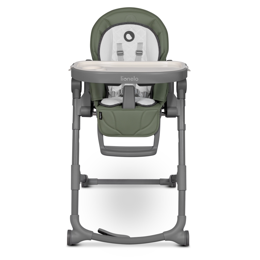 Lionelo - Cadeira de alimentação infantil CORA PLUS Verde Oliva