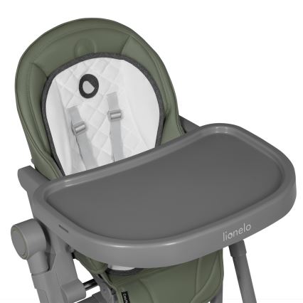 Lionelo - Cadeira de alimentação infantil CORA PLUS Verde Oliva