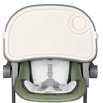 Lionelo - Cadeira de alimentação infantil CORA PLUS Verde Oliva
