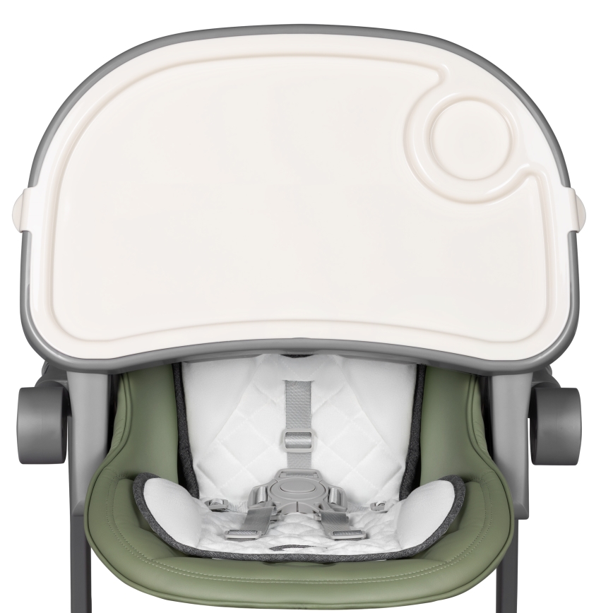Lionelo - Cadeira de alimentação infantil CORA PLUS Verde Oliva