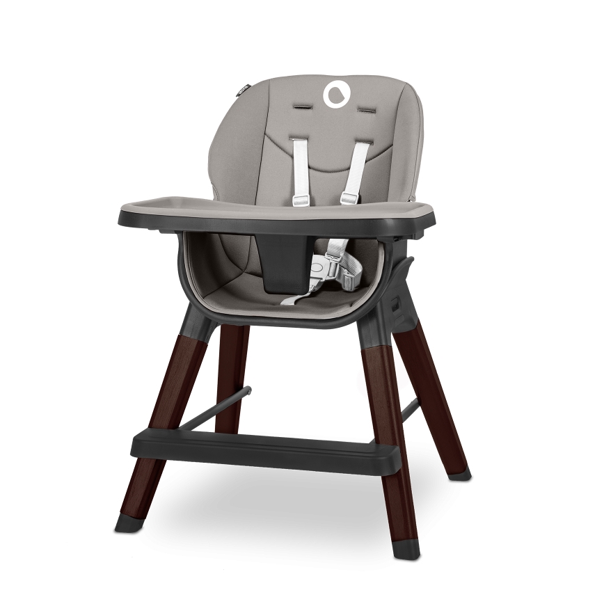 Lionelo - Cadeira de alimentação infantil MONA Black Onyx