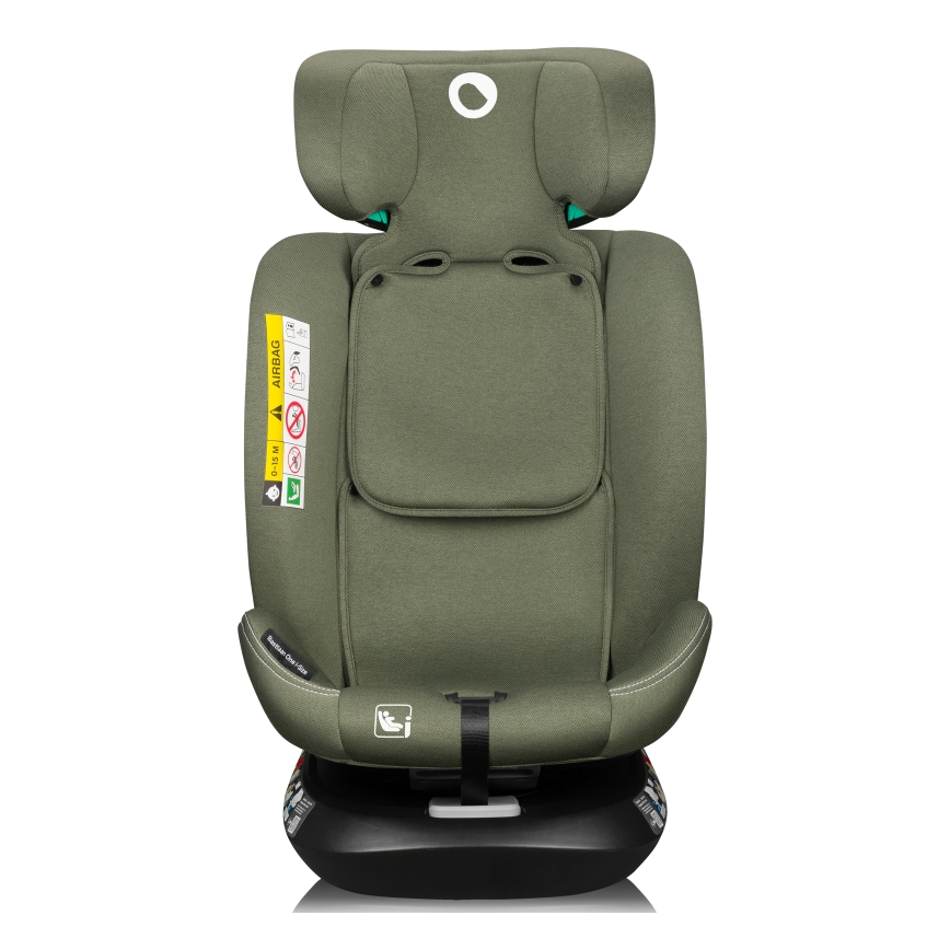 Lionelo - Cadeira auto giratória com base BASTIAAN ONE i-Size 40-150 cm Verde Oliva