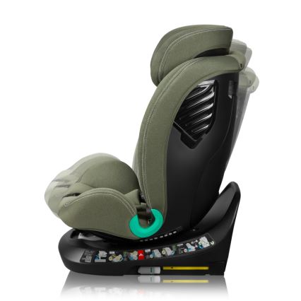 Lionelo - Cadeira auto giratória com base BASTIAAN ONE i-Size 40-150 cm Verde Oliva